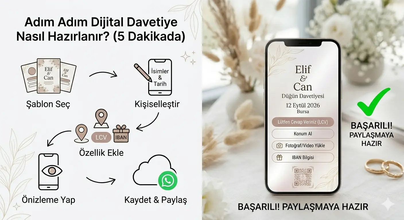 Adım Adım Dijital Davetiye Nasıl Hazırlanır?